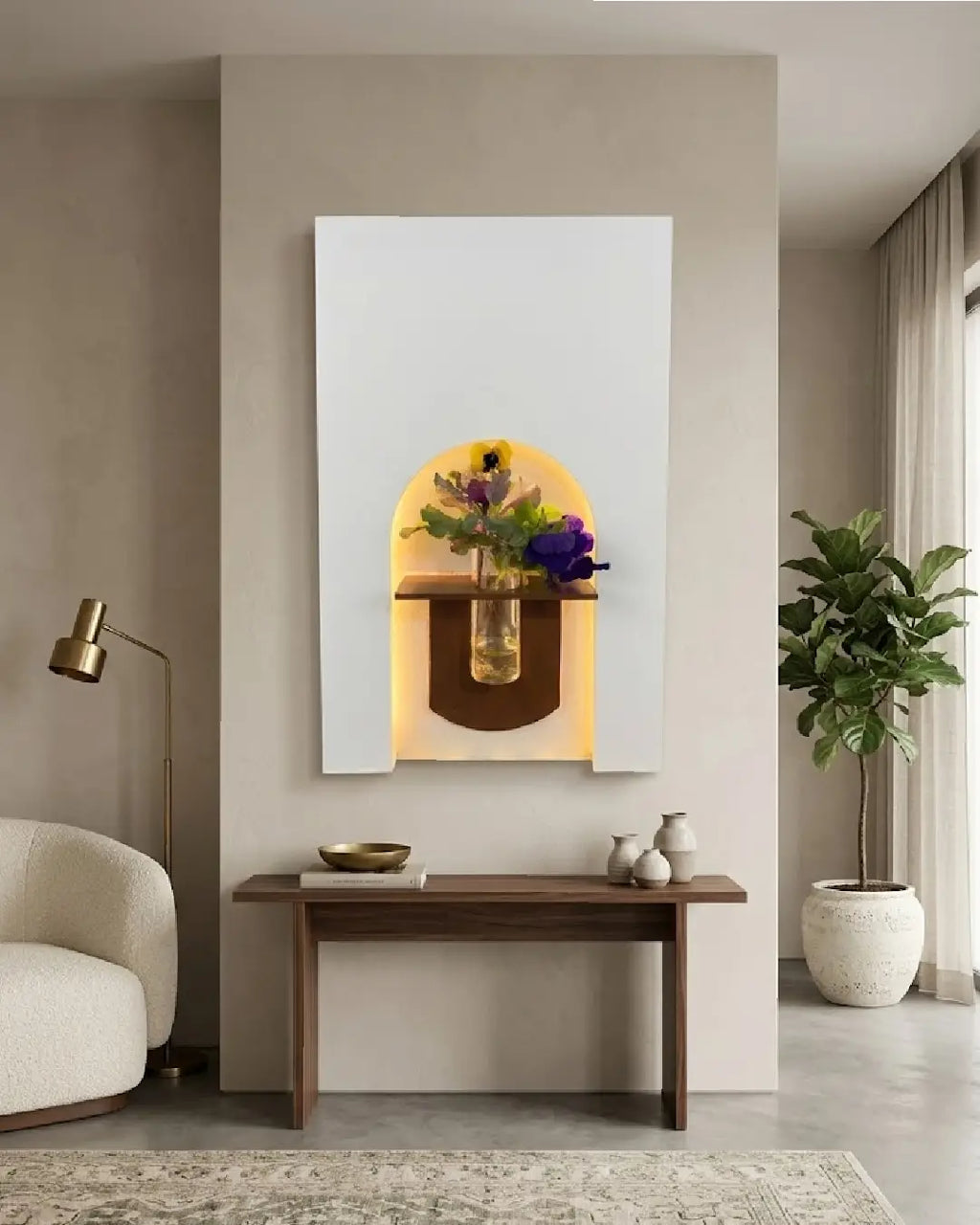 Tableau Lumineux "Arco" — Édition Florale