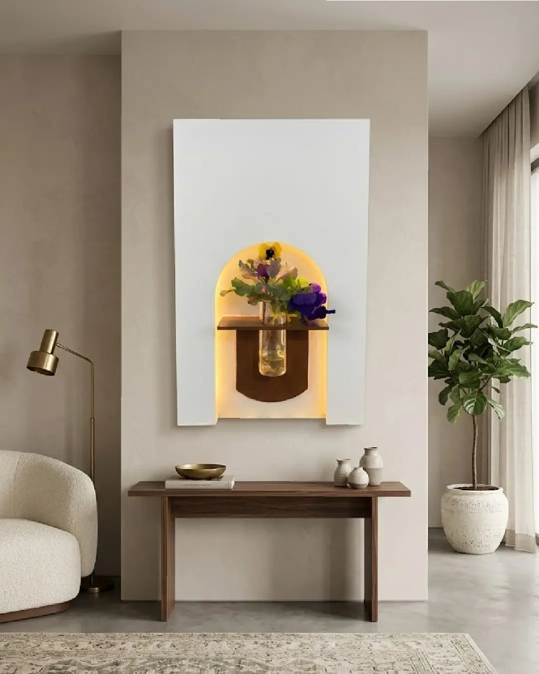 Tableau Lumineux "Arco" — Édition Florale