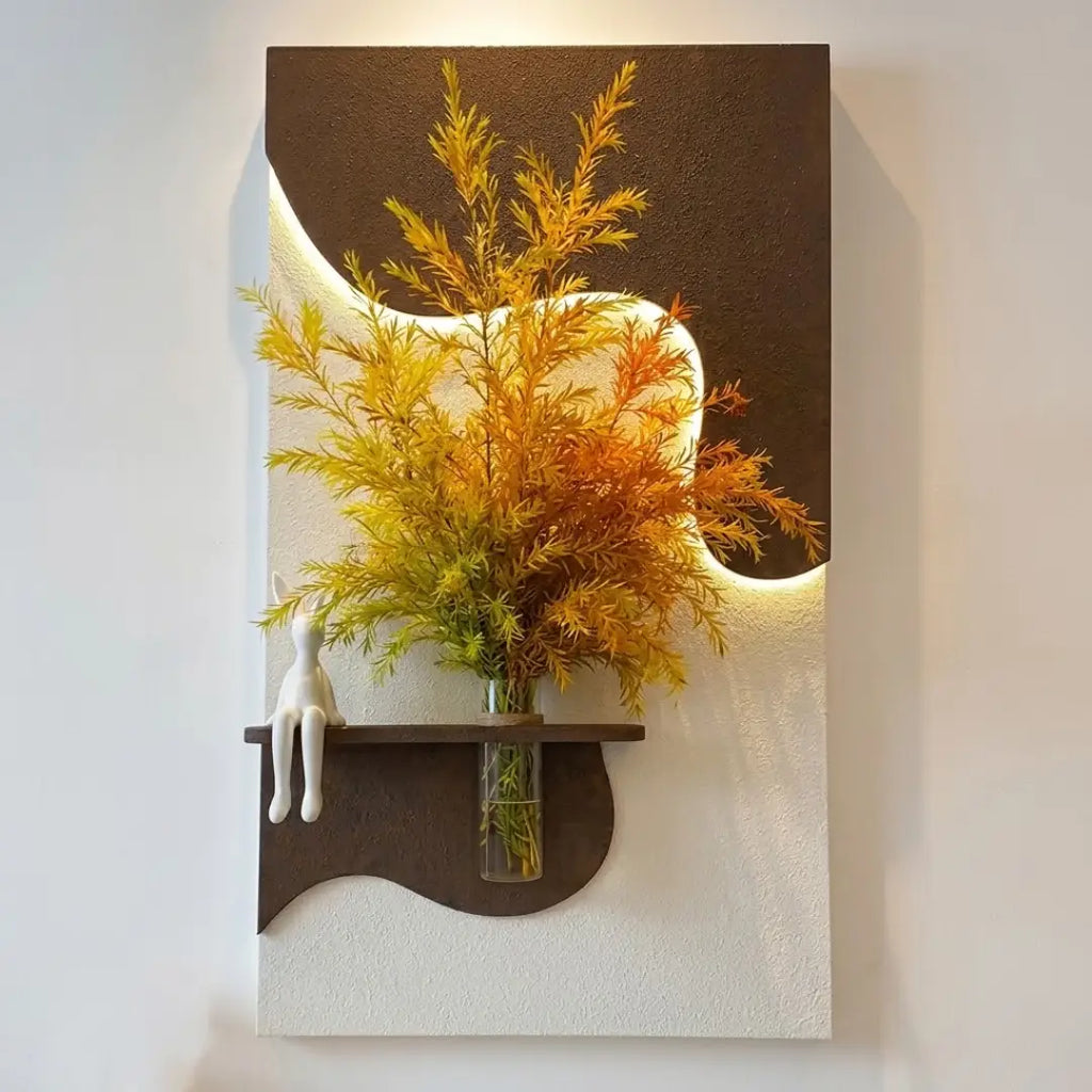 Tableau Lumineux "Vague" — Édition Végétale