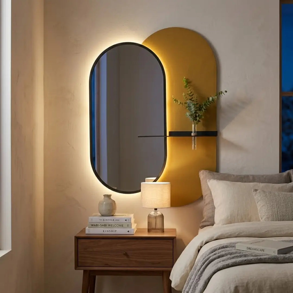 Miroir Lumineux "Soleil" — Édition Végétale