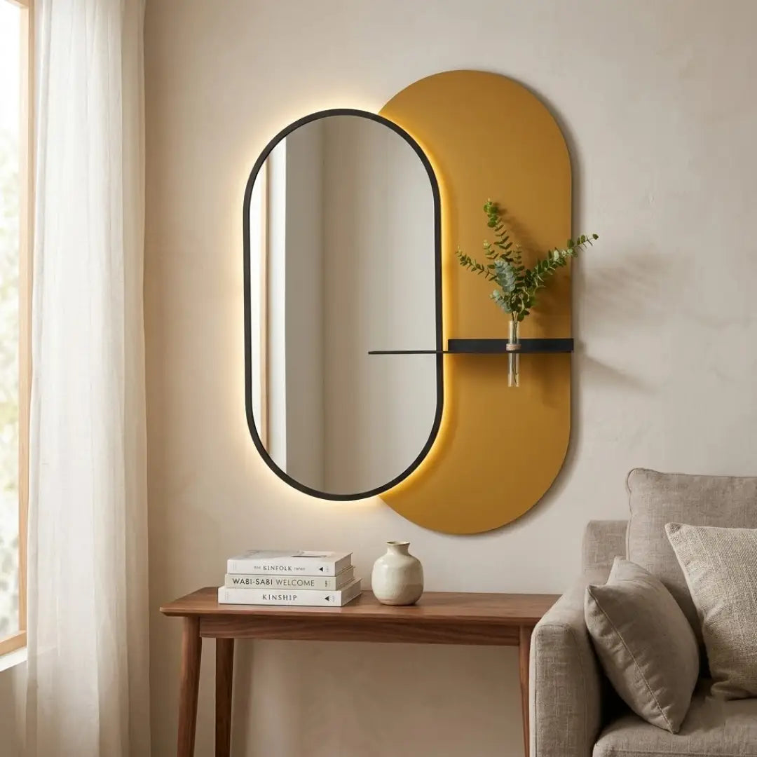 Miroir Lumineux "Soleil" — Édition Végétale