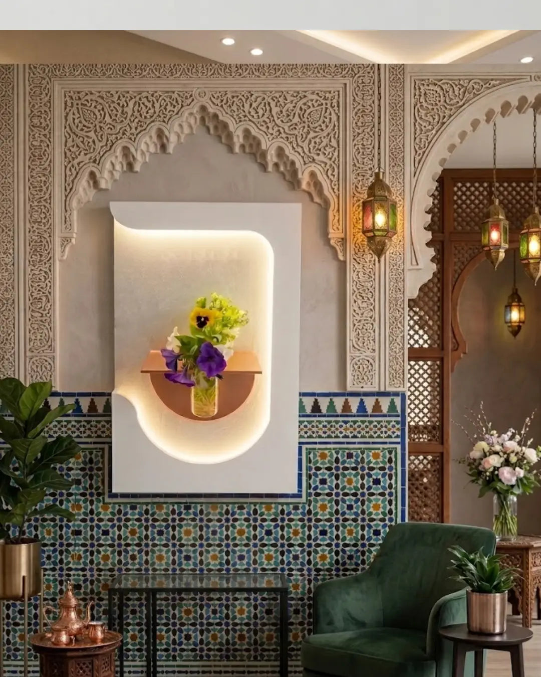 Tableau Lumineux "Aura" — Édition Florale