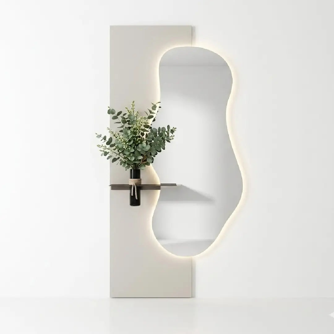 Miroir Lumineux "Silhouette" — Grande Taille
